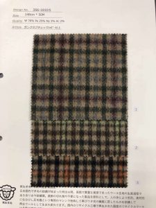 日本VORTEX全新工藝生產(chǎn)的再生羊毛粗紡格子面料